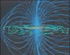 Siločáry magnetického pole Jupitera jsou velice rozsáhlé